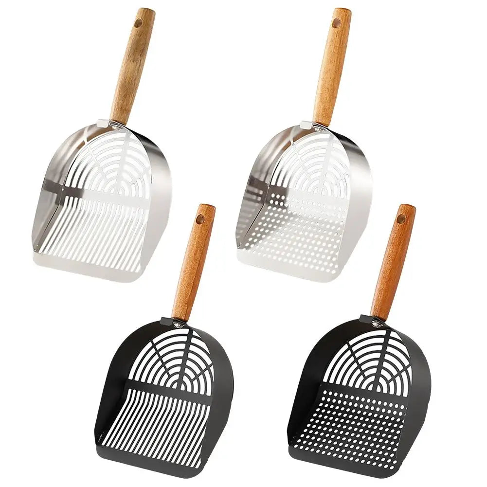 Long Handle Steel Cat Litter Scoop for Easy Cleaning - Smarsty