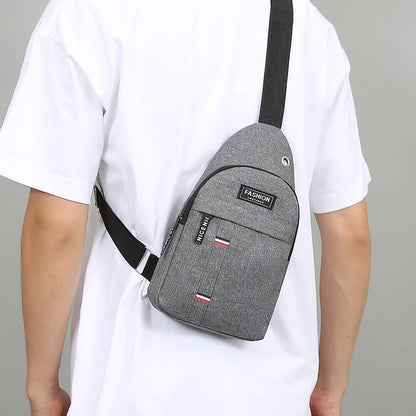 Mens Chest Bag Crossbody With Large Capacity Outdoor - Smarsty