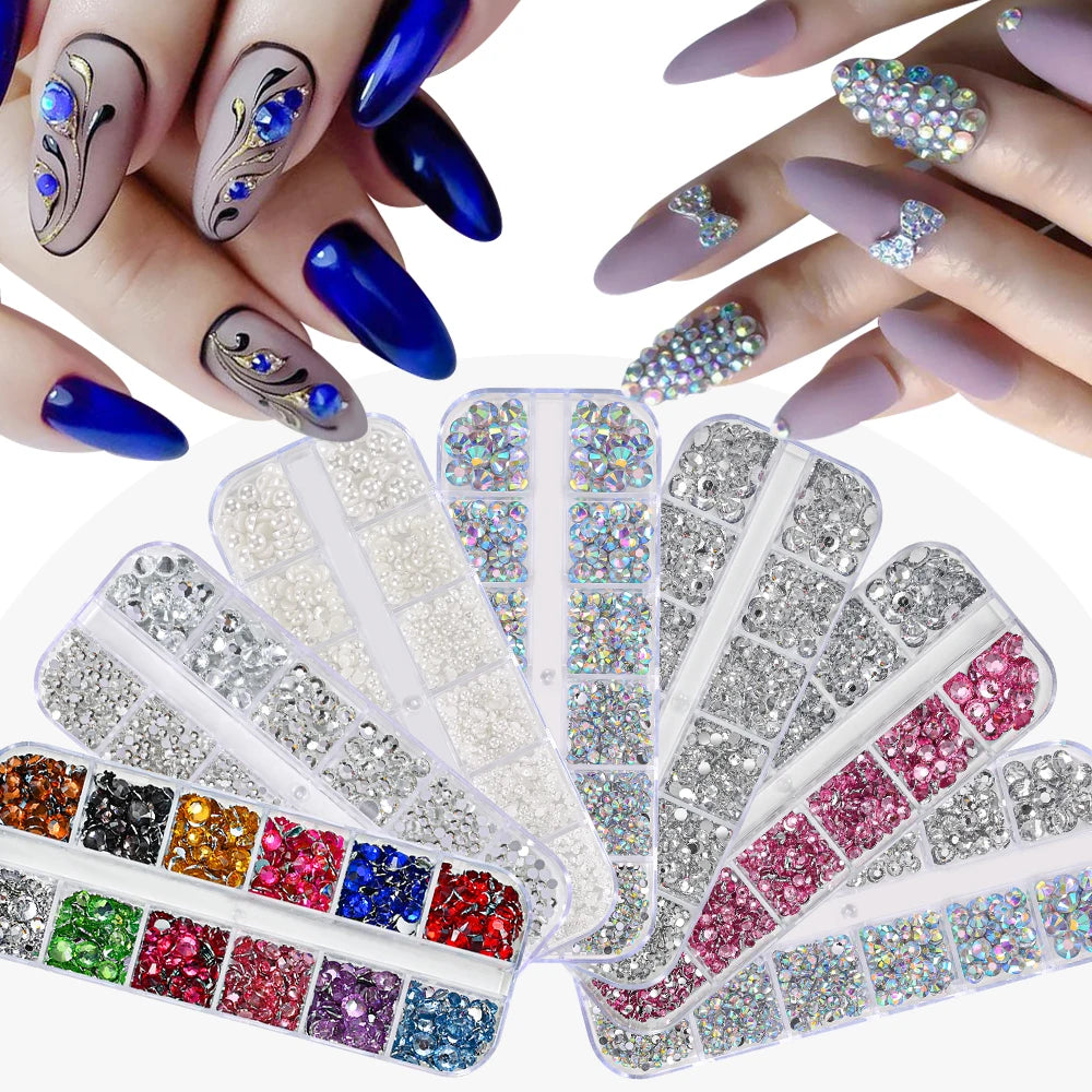 Half Round Pearl Beads for Stunning Nail Art - Smarsty