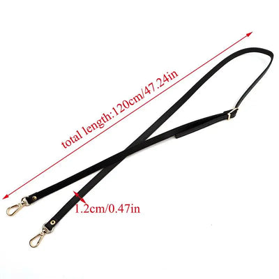 120cm Long Adjustable PU Leather Bag Strap  Women Shoulder Bag Strap Replacement  Bag Strap For Crossbody Bags Accessories Hot - Smarsty