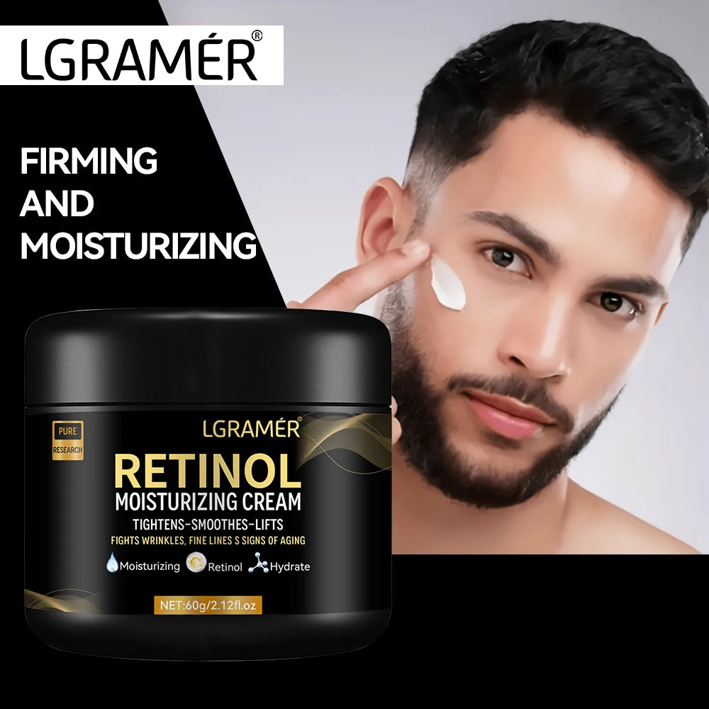 Men's Retinol Face Moisturizer for Anti-Aging and Pore Shrinking - Smarsty