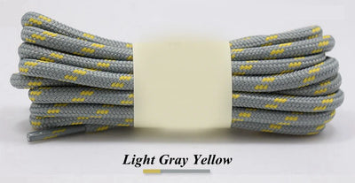Round Climbing Shoelaces Hiking Walking Shoe Laces Work Boot Shoelace Outdoor Mountaineering Non Slip Duty Durable Shoestrings - Smarsty
