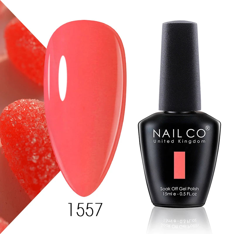 NAILCO 15ml Gel Top Coat and Base Coat for Long-Lasting Shine - Smarsty