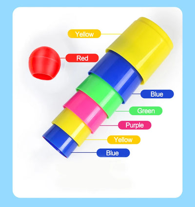 Children Throw Circle Game Ferrule Stacked Toys Fun Indoor Outdoor Parent-Child Interactive Circle Layers Early Education Gift - Smarsty