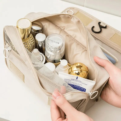 Waterproof Travel Makeup Bag With Hook And Organizer - Smarsty