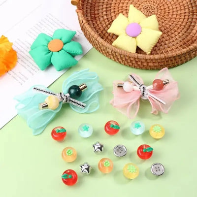 14pcs Shoes Charms Removable Cute Transparent Tomatoes Shoe Accessories For Girls Summer Shoes DIY Hole - Smarsty