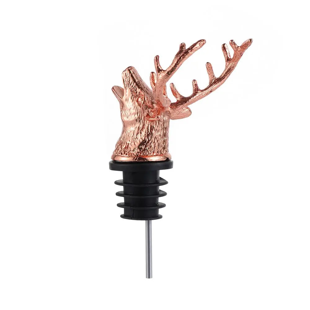 Deer Head Wine Pourer Stopper for Easy Aeration - Smarsty