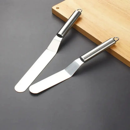 Stainless Steel Icing Spatula Set for Easy Cake Decorating - Smarsty