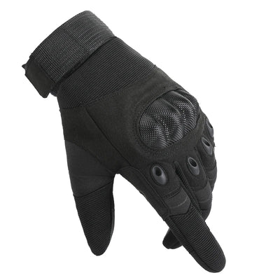 Touch Screen Tactical Motorcycle Gloves With Hard Knuckle Protection - Smarsty