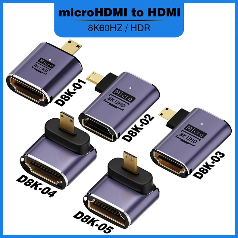 UGOURD HDMI 2.1 Cable Adapter for 8K 60Hz Support - Smarsty