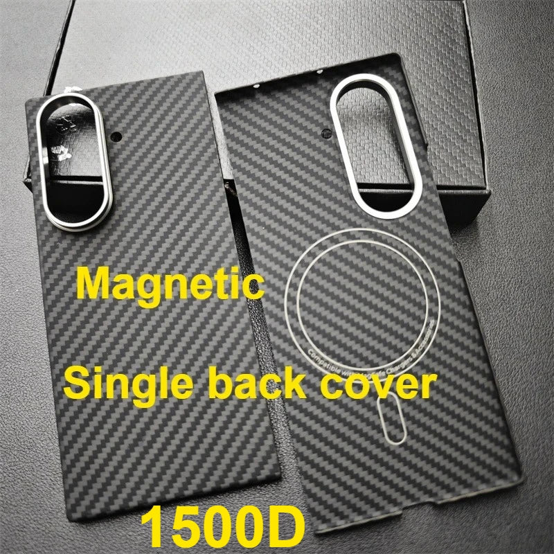 Aramid Magnetic Case For Z Fold 7 Carbon Fiber MagSafe - Smarsty