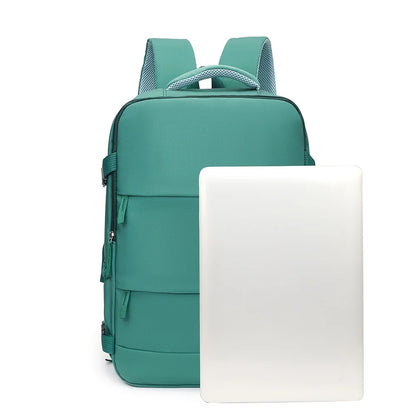 Couples Leisure Lightweight Backpack Travel Backpack Female New Backpack Student Schoolbag Large Capacity Travel Commuter Luggag - Smarsty