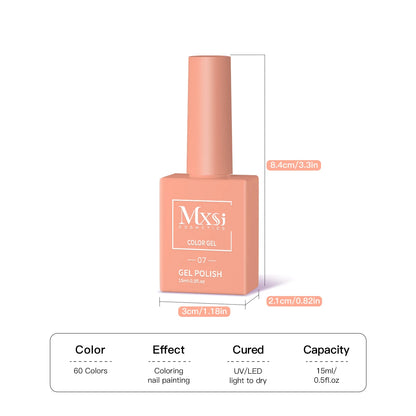 Neon Gel Nail Polish Long Lasting UV Varnish 15ml - Smarsty