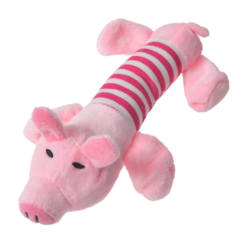 Interactive Plush Dinosaur Chew Toys for Small Dogs - Smarsty