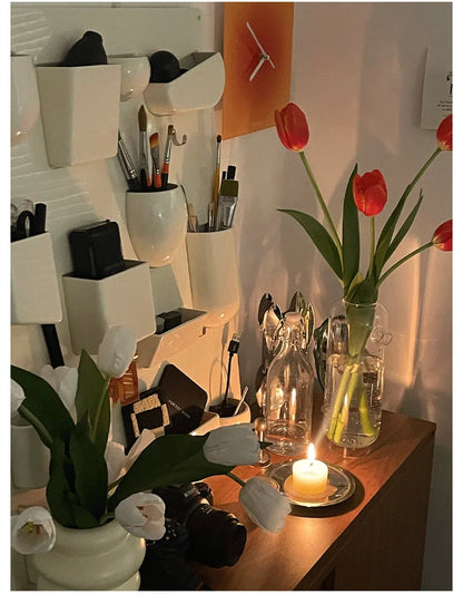 Wall-mounted Storage Rack with Hooks for Office, Kitchen and Workshop Children's Room Organizer with Adjustable Shelves by Smarsty