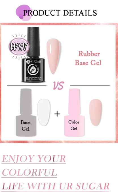 UR Sugar Nude Rubber Base Gel for Natural Nails - Smarsty