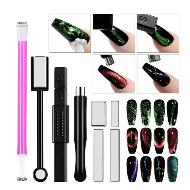 Magnet Stick Wand Set for 3D Nail Art - Smarsty