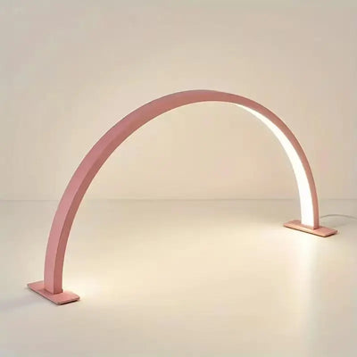 New Moon Nail Work Lamp - Beauty Work Desk Lamp, Three-color USB Power Supply - Black/White/Pink, Suitable for Nail Art, Eyelash - Smarsty