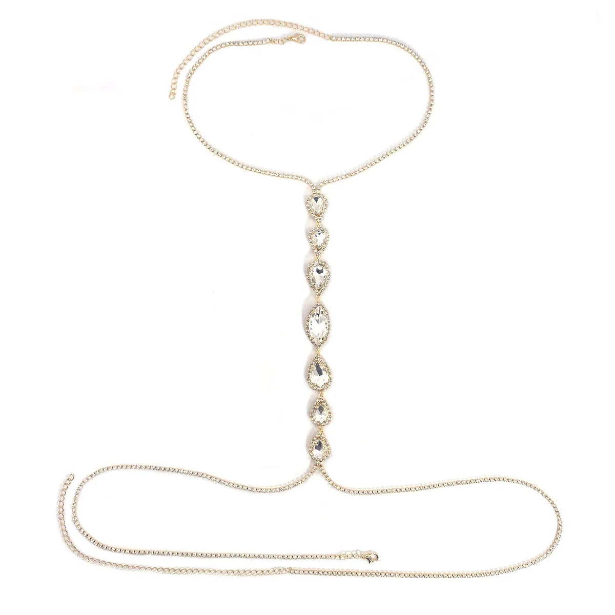Blue Droplet Body Chain for Women Beach Accessories - Smarsty