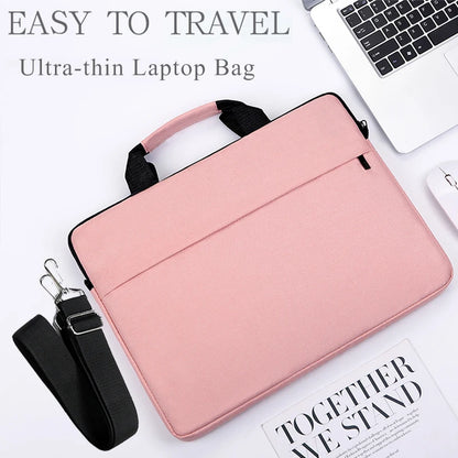 Velvet Shock Absorbing Laptop Bag For Women Travel Comfort