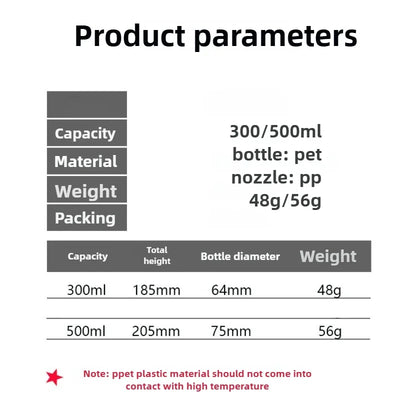 Large Capacity Plastic Spray Bottle for Moisturizing - Smarsty