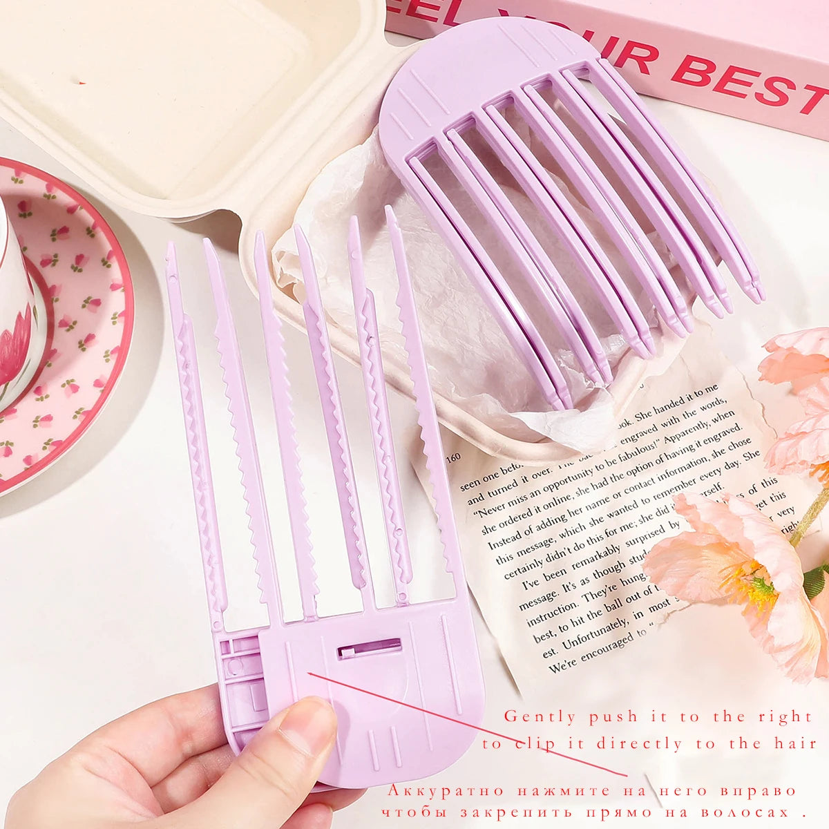 Fluffy Hairpin Curling Bangs Clips for Volume - Smarsty