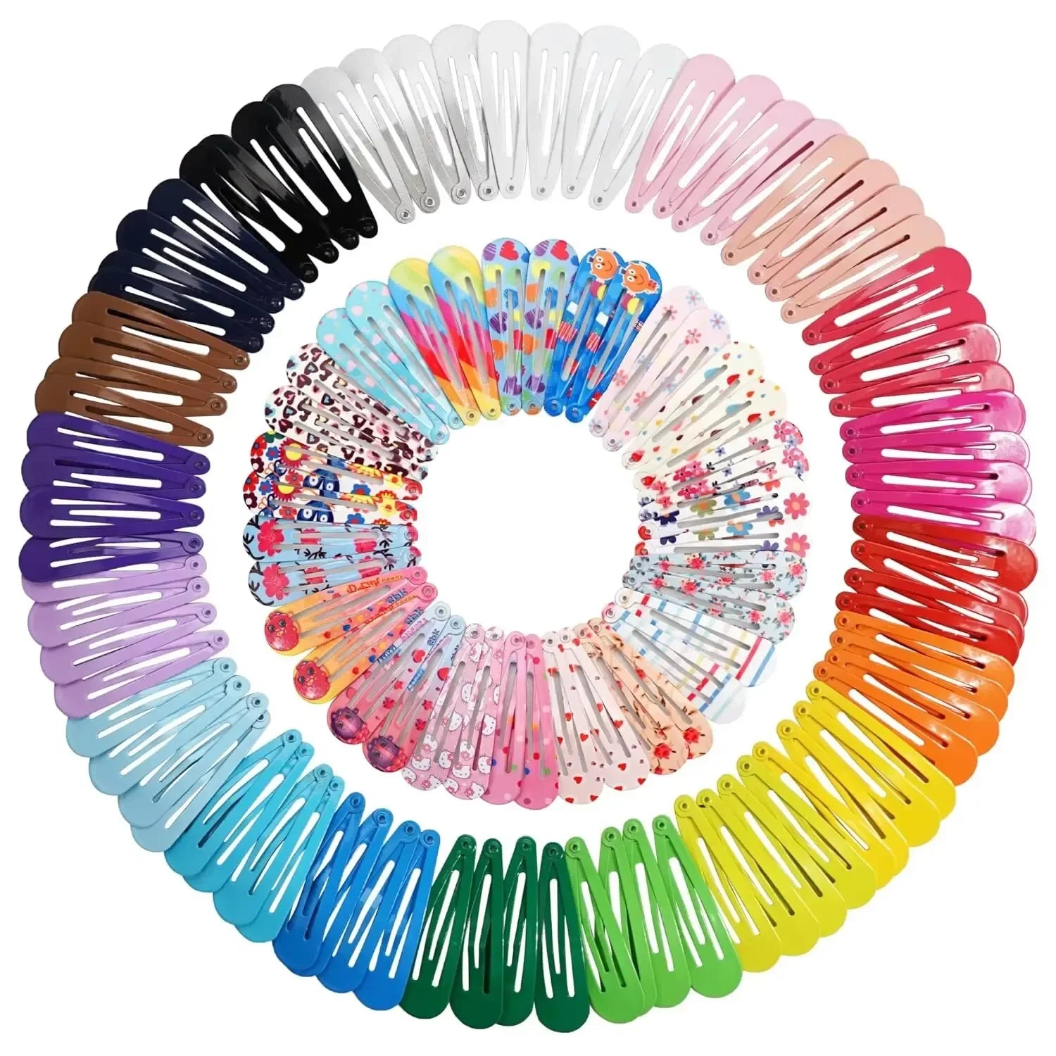 50Pcs No Slip Metal Hair Clips for Girls - Smarsty