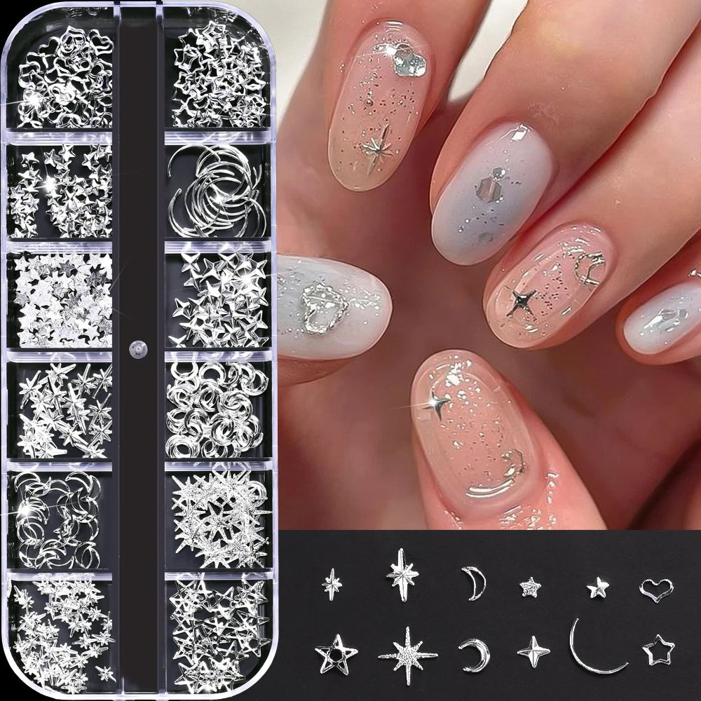 Metal Ocean Nail Art Charms for Stunning Manicures - Smarsty
