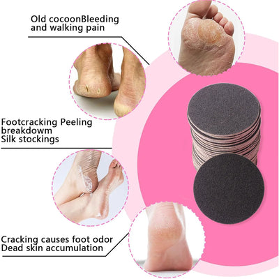 Professional 60pcs Foot Dead Skin Sandpaper For Pedicures - Smarsty