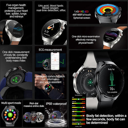 2025 Smart Health Watch with Blood Oxygen and ECG - Smarsty