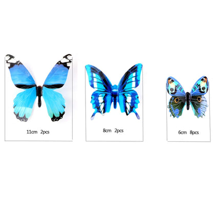 3D Luminous Butterfly Wall Stickers for Creative Home Decor - Smarsty