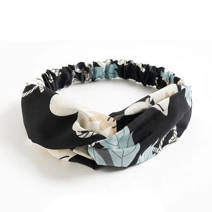 Bohemian Print Cashmere Headbands For Women Vintage Comfort - Smarsty