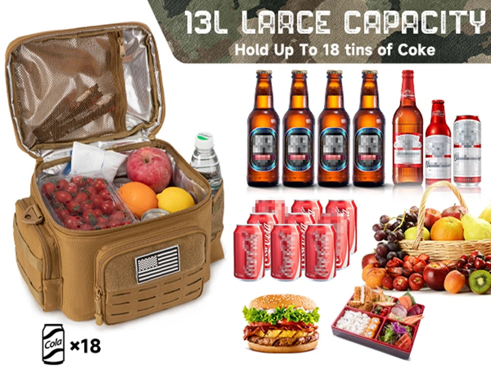 Tactical Lunch Box For Men Leakproof Insulated Cooler - Smarsty