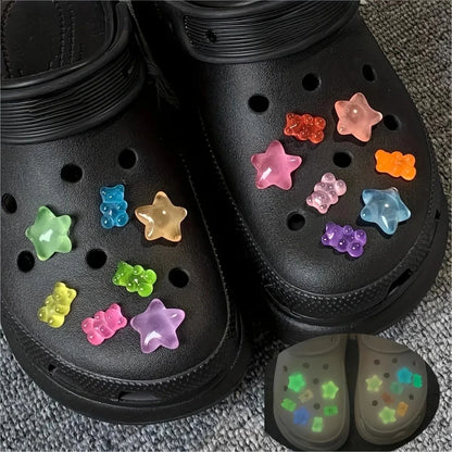 Shoe Charms for DIY Colored Diamond Crystal Shoe Buckle Decoration for Shoe Charm Accessories Kids Party Gift Shoes Decorations - Smarsty