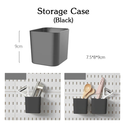 DIY Pegboard Accessories Kitchen Organization No Drill Hanging Shelf Storage Hooks Wall Organizer Crafts For Garage Room by Smarsty