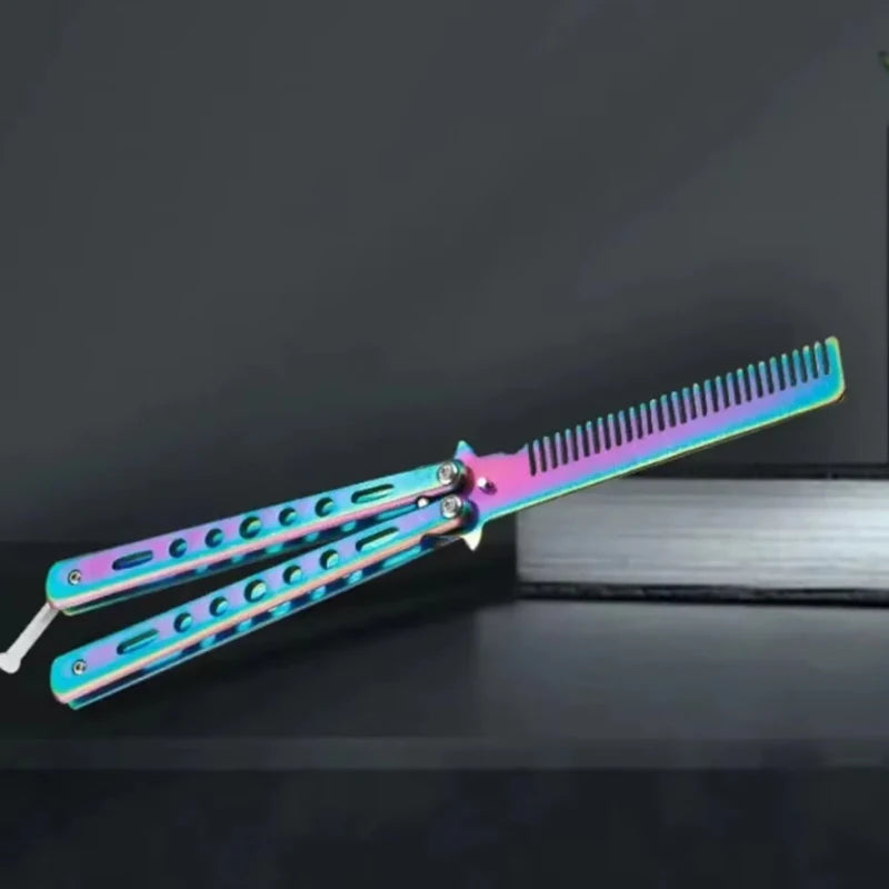 Foldable Stainless Steel Comb for Beard and Hair Styling - Smarsty