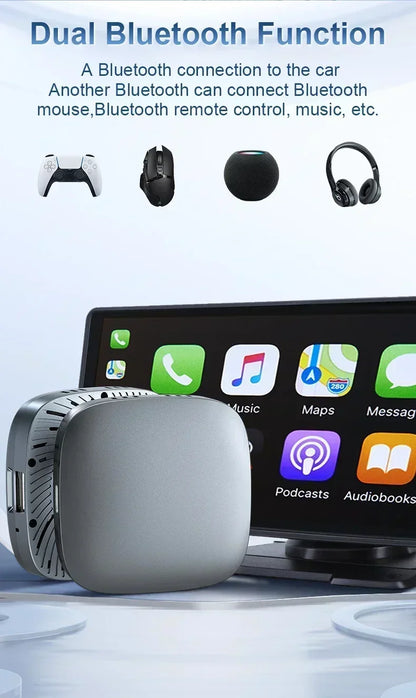 Android 13 CarPlay Box Wireless Plug And Play CarPlay - Smarsty