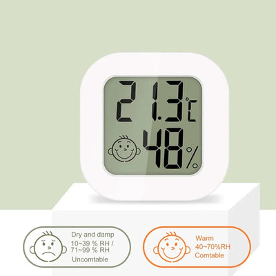 Digital Thermometer Hygrometer Indoor Room Temperature LCD Electronic Humidity Meter Sensor Gauge Weather Station For Home - Smarsty