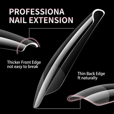 Luxury Soft Gel False Nail Tips for Elegant Manicure - Smarsty