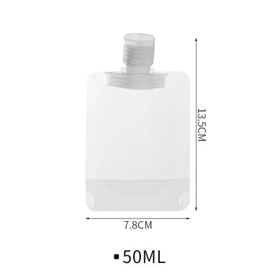 Travel Size Leak Proof Squeeze Pouches for Cosmetics - Smarsty