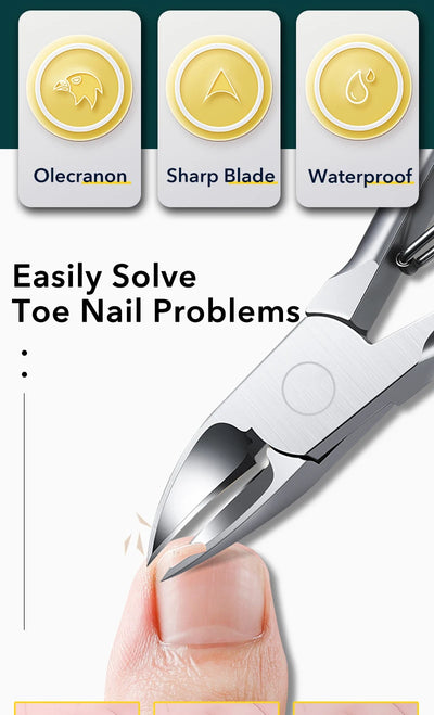 Professional Stainless Steel Toe Nail Clipper for Ingrown Nails - Smarsty