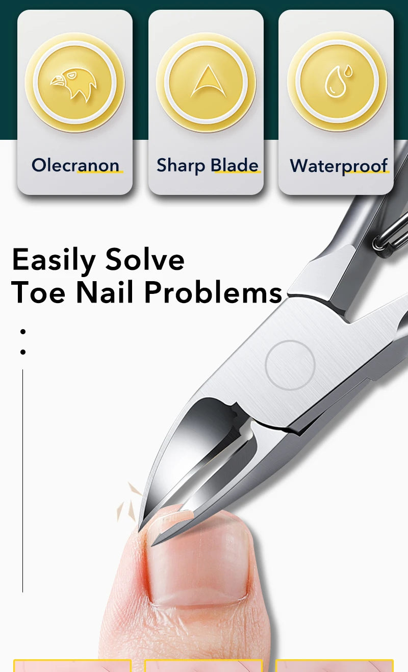 Professional Stainless Steel Toe Nail Clipper for Ingrown Nails - Smarsty
