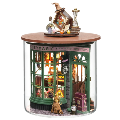 Mini DIY kit for doll house making and assembling room models toys home and bedroom decorations with furniture wooden crafts by Smarsty