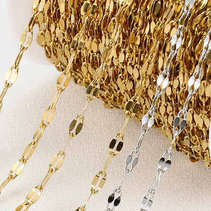 No Fade 2 Meter Stainless Steel Chain For Jewelry Making - Smarsty