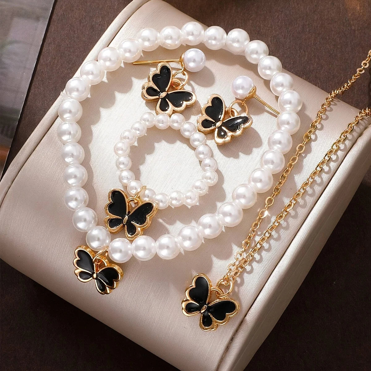 Lucky Five-Petal Flower Jewelry Set for Women - Smarsty