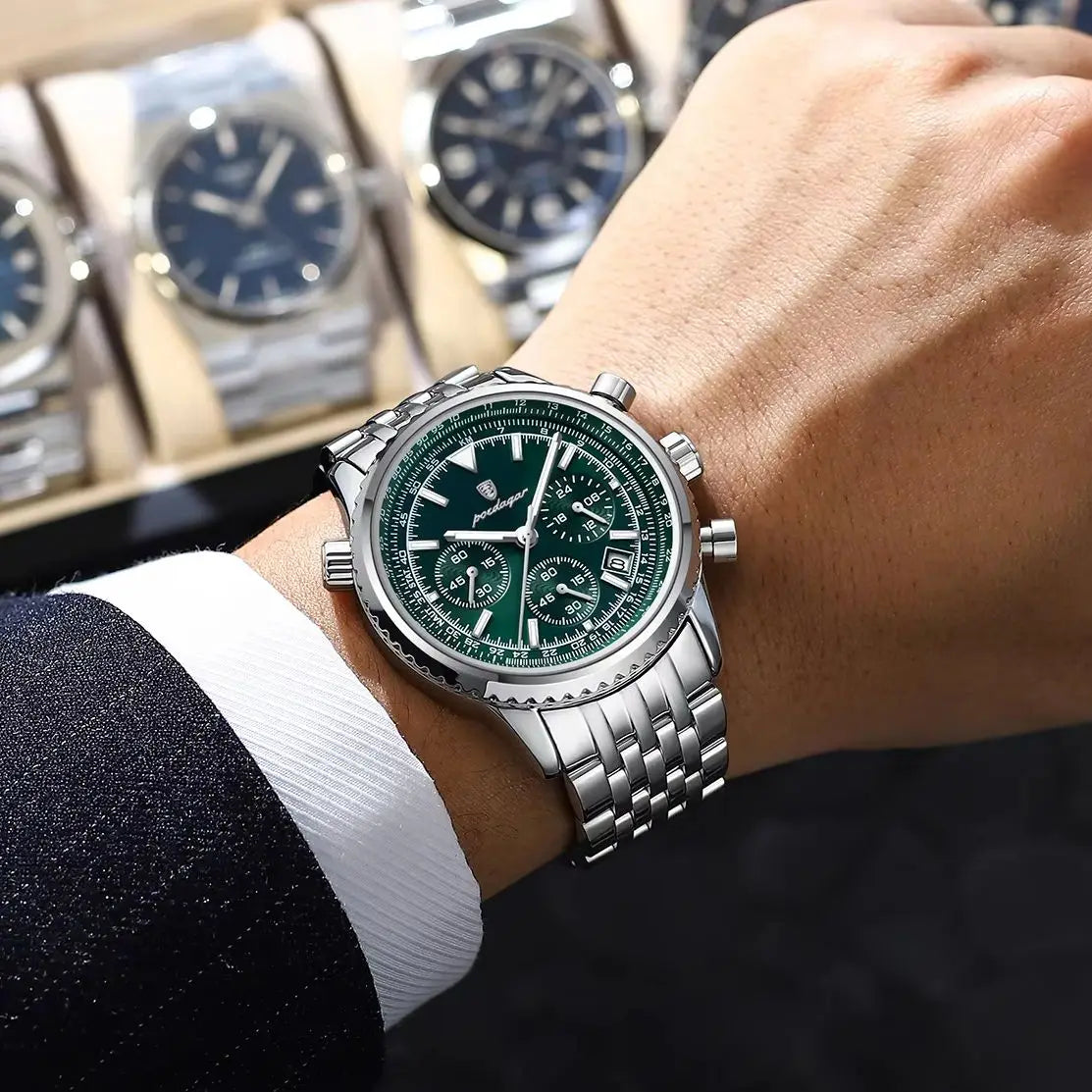 Luxury Men's Waterproof Chronograph Quartz Watch - Smarsty
