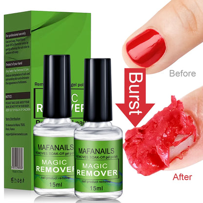 Quick Soak Off Nail Gel Remover 15ml Non-Irritating - Smarsty
