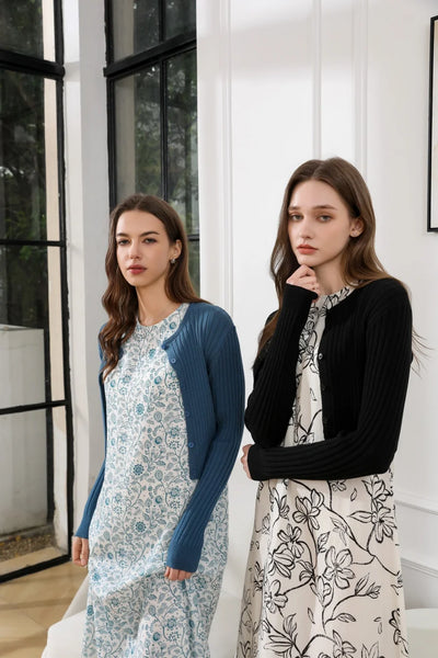 AS 2025 spring summer linen shirt + dress collection high quality print linen and knitting cardigan woman outfit - Smarsty