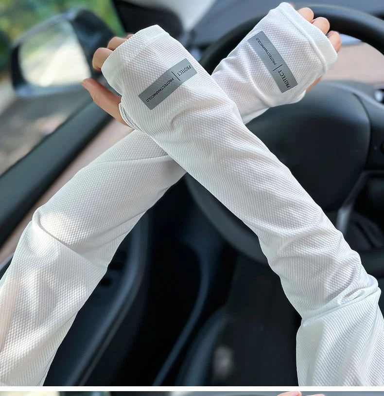 Men's Large UV Protection Ice Sleeves for Summer Outdoor - Smarsty