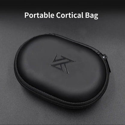 PU Leather Earphones Storage Case with Zipper Closure - Smarsty